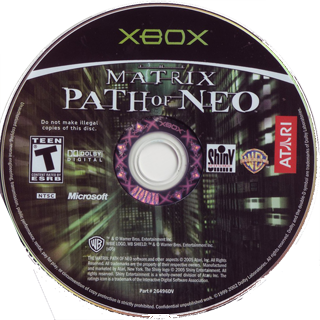 Matrix, The - Path of Neo (USA) Game Disc
